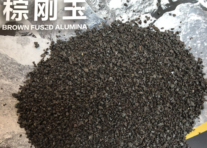 Lò nung cố định Brown Aluminuim Oxide cố định 95,5% Min Bamaco Grit cho vật liệu chịu lửa